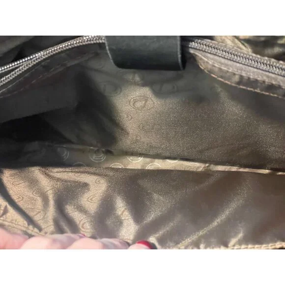 EaseGave Brown Laptop Tote Bag Work Office Satchel No Strap - Picture 6 of 8